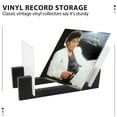 thumbnail image 4 of Vinyl Record Storage -Vinyl LP Rack 13.7 Inches Long Holders (Black), 4 of 4