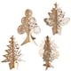 thumbnail image 2 of Adornos decorativos de Navidad de 4 piezas Adornos de árbol de Navidad de mesa tallados huecos Sailing Electrónica, 2 of 5