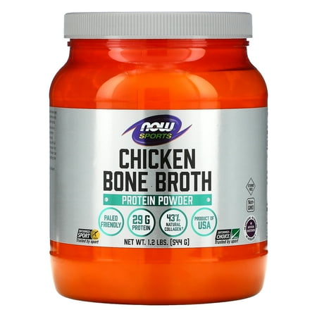 Now Foods  Chicken Bone Broth Protein - 1.2 lb Powder