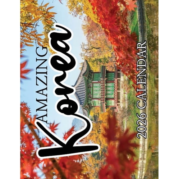 Amazing Korea 2026 Calendar, (Paperback)