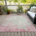 thumbnail image 6 of Addison Rugs Chantille Indoor/Outdoor Transitional Abstract Pink Washable Rectangle Rug, 9' x 12', 6 of 6