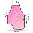 thumbnail image 2 of Pofeuu Breast CancerN Ribbons Awareness Print Aprons with Pockets, Cute Aprons for Kitchen, Cooking, Server, Barber, Chef Apron, 2 of 7