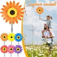 thumbnail image 2 of Sunflower Lawn Pinwheels Wind Spinners Garden Party Pinwheel Wind Spinner for Patio Lawn & Garden, 2 of 6
