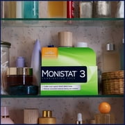 Monistat 3 Day Yeast Infection Treatment for Women, 3 Miconazole Cream Filled Applicators