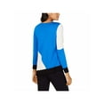 thumbnail image 2 of Alfani Womens Colorblocked Pullover Sweater, Blue, X-Large, 2 of 2