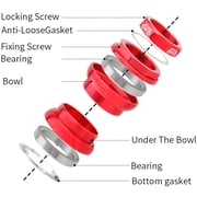 34mm Bike Headset Sealed Cartridge Double Bearings for Brompton Folding Bike