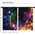 thumbnail image 3 of Galaxy Outer Space Curtains, Colorful Nebula Window Curtains 42x63 Inch for Bedroom Living Room, Universe Planets Fantasy Starry Boys Teen Window Drapes Treatment Draperies (2 Panels), 3 of 5
