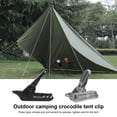 thumbnail image 4 of Primegos 10Pcs Camping Crocodile Clip Portable Inverted Teeth Design Camping Canopy Clip Wind Rope Fixing Clip Windproof Tent Awning Fixing Clamp for Outdoor Camping Accessories, 4 of 7