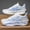 White Blue, variant on Men'S 2026 Fall Winter Heartbeat Glow Running Shoes | Youth Reflective Design Fashion Casual Sneakers with Microfiber Upper, Rubber Sole, and Fabric Insole