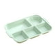 thumbnail image 1 of Yhmxh Utensilios de cocina Platos divididos, bandeja, vajilla para cenas, restaurantes, fiestas familiares y cocinas. Apto para microondas y lavavajillas. Muebles para cocina Accesorios de cocina, 1 of 6