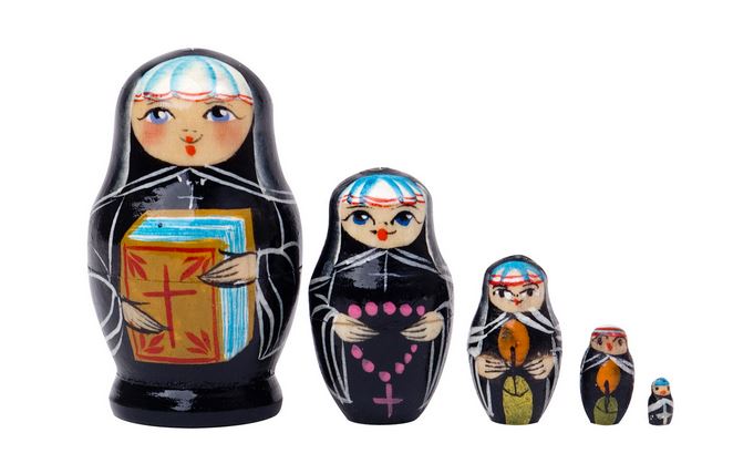 religious nesting dolls