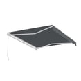 thumbnail image 6 of ALEKO 10' x 8' Grey Manual Retractable Patio Awning Sunshade, 6 of 12