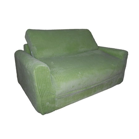 Fun Furnishings 11364 Sofa Sleeper with pillows Brown Chenille