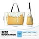 thumbnail image 4 of Easygdp White Ice Cream Bolsa de Viaje de Playa de Gran Capacidad, Bolsa Tote Perfecta para la Playa, Escapadas de Fin de Semana y Viajes, 4 of 7