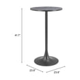 thumbnail image 3 of Pemberly Row Modern / Contemporary Metal Bar Table Black & Bronze, 3 of 4