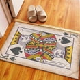 thumbnail image 4 of Corridor Rugs, Customs Rugs, Game Room Rug, King of Hearts Rug, Playing Card Rug, Modern Rug, Salon Rug, Machine Washable Rug, Outdoor Rugs, 2.3'x3.3' - 70x110 cm, 4 of 7