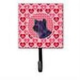 thumbnail image 2 of Skye Terrier Hearts Love and Valentines Day Portrait Leash or Key Holder, 2 of 2