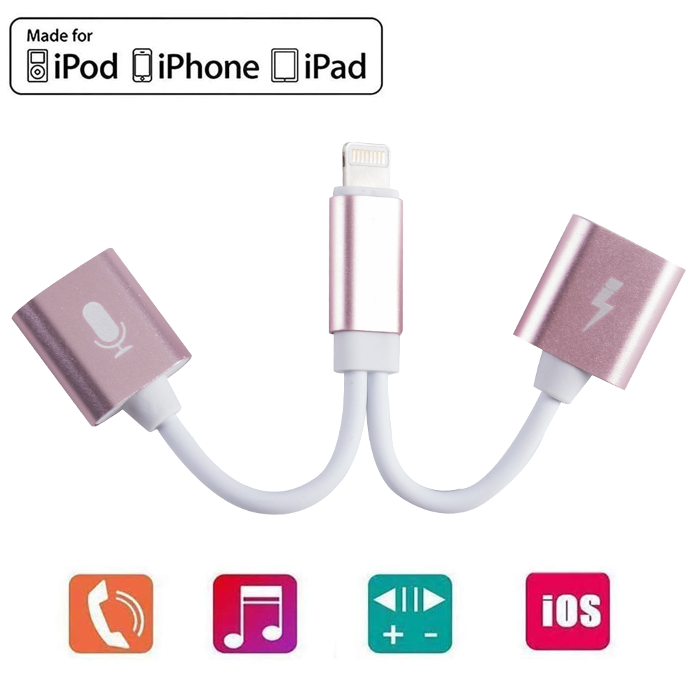 Freedo 3 In1 Headphones Lightning Adapter Jack Adapter ,Superior