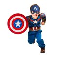 thumbnail image 1 of Disfraz infantil en caja Fantasy Ruz Marvel Capitán América con escudo y máscara Talla 4-6, 1 of 4