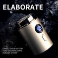 thumbnail image 4 of Mini Rasoir Électrique Portable Rechargeable Rasoir de Voyage Humide et Sec Tondeuse à Barbe Compacte Rasoir de Soins Rasage Rapide Lisse de Près Rasoir Sans Fil pour le Visage pour Hommes Voiture Bureau Hôtel Voyage d'Affaires Usage Quotidien, 4 of 7