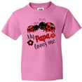 thumbnail image 3 of Inktastic My Papa Loves Me with Cute Ladybugs Youth T-Shirt, 3 of 5
