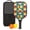 Pioneer Flower Floral-3, variant on Pickleball Paddles Set,Pioneer Flower Floral Print Pattern Fiberglass Surface Pickleball Racket Set with 2 Indoor Outdoor Pickleball Balls and Pickleball Bag,Pickle-ball Equipment