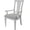 Light Gray+White, variant on Synthetic Wood & Linen Combo / Versatile Functionality / 220lbs Seat Capacity