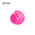 thumbnail image 3 of Unique Bargains Pink Silicone Sewing/Embroidery Machine Thread Spool Savers, 20 Pack, 3 of 5
