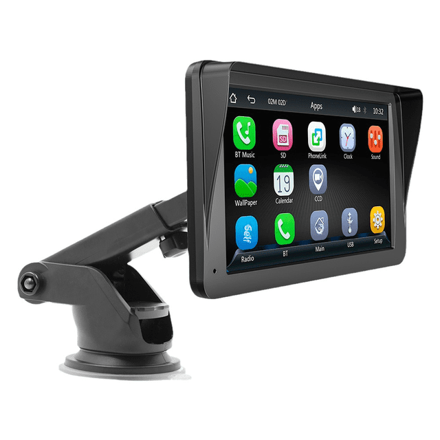 Pantalla de navegación CarPlay inalámbrica portátil de 7 pulgadas Pnd, reproductor MP5 Android para automóvil, navegador GPS
