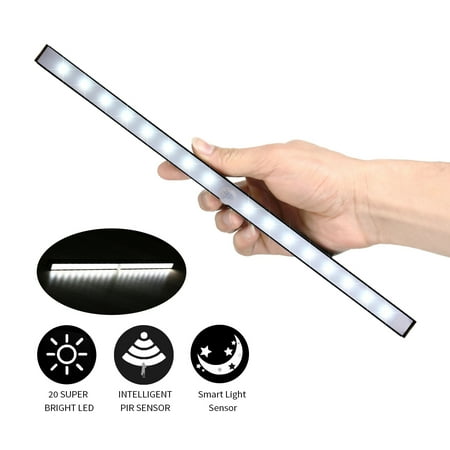 Wireless Led Closet Lights Elfeland Under Cabinet 20 Motion Sensor Battery Operated Lighting Night Light Bar For Wireless Led Closet Lights Elfeland Under Cabinet 20 Motion Sensor Battery Operated Lighting Night Light Bar For