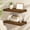 Rustic Brown, variant on 48 Inch White Floating Shelves, Deep 8 Inch Rustic Wall Mounted Fireplace Mantel Shelf, Large 48x8 Storage Shelf for Bedroom Living Room Bathroom