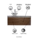 thumbnail image 4 of Gabinete Para Baño Luxury Smooth Con Ovalin Y Monomando DECOMOBIL, 4 of 6