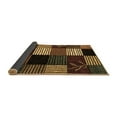 thumbnail image 2 of Ahgly Company Indoor Round Abstract Brown Modern Area Rugs, 8' Round, 2 of 4