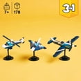 thumbnail image 4 of LEGO Creator Les aéronefs : l’avion de course 31160 Ensemble de construction (178 pièces), 4 of 6