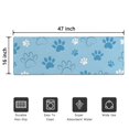 thumbnail image 5 of Blue Dog Paw Footprint Door Rugs,Washable Non Slip Door Mats Indoor,Decorative Door Mats,Entry Mat Indoor for Entrance,Bedroom,Kitchen,Bathroom,16"x47", 5 of 6