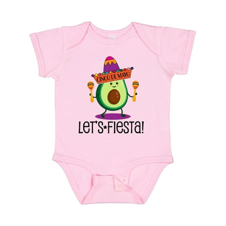 

Inktastic Cinco De Mayo Lets Fiesta Avocado Gift Baby Boy or Baby Girl Bodysuit