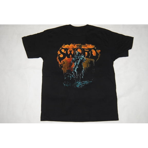 The Sword Band Black T-Shirt Cotton Full Size Unisex S-5XL