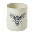 thumbnail image 3 of VHC Brands Buzzy Bees Metal Kitchen Sponge Holder Antique White 2.8x3.2, Spring Decor, Home Container Decorations, Spring and Easter Decoration, 3 of 3