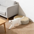 thumbnail image 4 of ERK Cat Scratching Board 2 In 1 Scratcher Cat Bed Mat | Oval Cat Scratcher Pad Bed Scratch Pad Sleeping Mat, 4 of 6