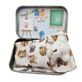 thumbnail image 2 of Pocket Bear in Tin Box, Mini Plush Toy Keepsake with School-Themed Illustration, Comfortable Gift for First Day of School Students, 2 of 6