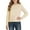Beige, variant on Kiijoy Toddler Girls Long Sleeve T-Shirt Solid Casual Crewneck Undershirt, Sizes 2-3