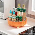 thumbnail image 4 of Caja de almacenamiento de plástico multifuncional, estante de almacenamiento de cocina para el hogar, almacenamiento giratorio, 4 of 6