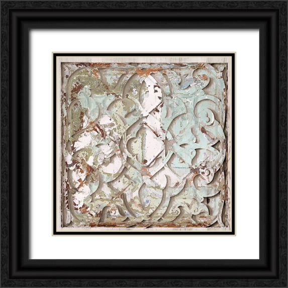 Sophie 6 12x12 Black Ornate Wood Framed with Double Matting Museum Art Print Titled - Avignon