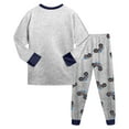 thumbnail image 5 of Wxirdiow Toddler Boys Loungewear Little Kids Girl Boy Clothes Long Sleeve Outfit Sweatsuit and Pant Spring Fall Outfits 2Pcs Winter Pant Sets Grey Size,1-2 Years, 5 of 9