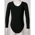 thumbnail image 4 of iEFiEL Kids Girls Gymnastics Dance Leotard Shiny Rhinestone Long Sleeve Athletic Skating Unitard Red 12, 4 of 7