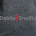 thumbnail image 3 of CafePress - Debits And Credits Women's T Shirt - Women's Traditional Fit Dark T-Shirt, 3 of 4