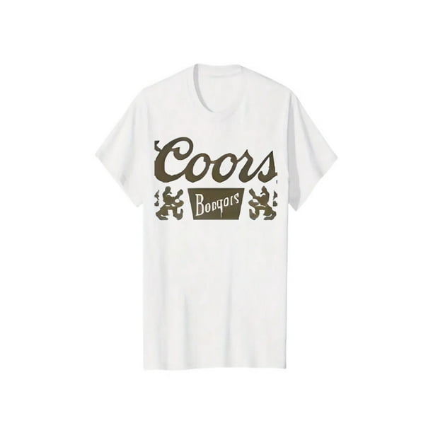Camiseta Coors Banquet: Conmemorando el legado de una cervecería fundada en Golden, Colorado desde 1873. Ropa para hombre.