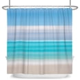 thumbnail image 6 of Tchckioa Shower Curtain for Bathroom Bathtub Decor,Waterproof Hooks Bath Curtain(72x72 Inch,Blue Teal), 6 of 6