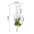 thumbnail image 5 of BalsaCircle 5 Bushes 44" White Hanging Artificial Wisteria Flowers Vine Garland, 5 of 6