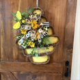 thumbnail image 4 of Bee wire wreath frame, spring and summer patio porch decoration, 4 of 4